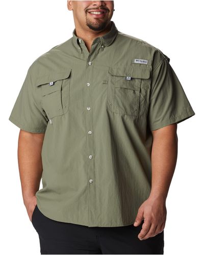 Columbia Big Tall Bahama Ii Short Sleeve Shirt - Green