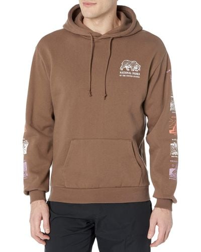 Parks Project National Parks Pictograms Fill In Hoodie - Brown