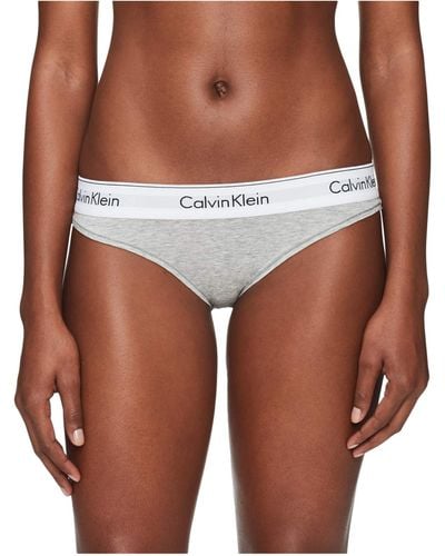 Calvin Klein Modern Cotton Bikini - Gray