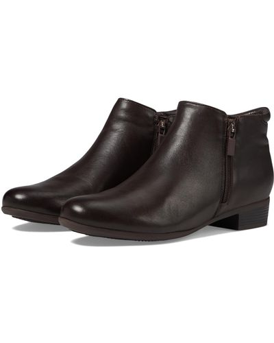 Trotters Major (dark Brown Smooth Leather) Boots