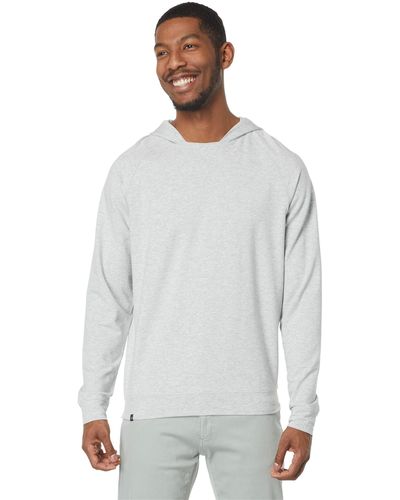 Johnnie-o Bow Pullover Hoodie - White