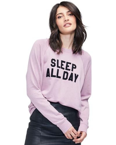 Wildfox Once Upon a Dream Sweatshirt Womens Extra Small Pastel Ombre Raw  Hem