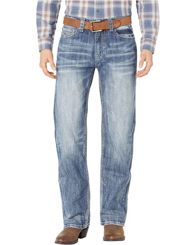 Rock And Roll Cowboy Double Barrel In Medium Vintage M0s1437 - Blue