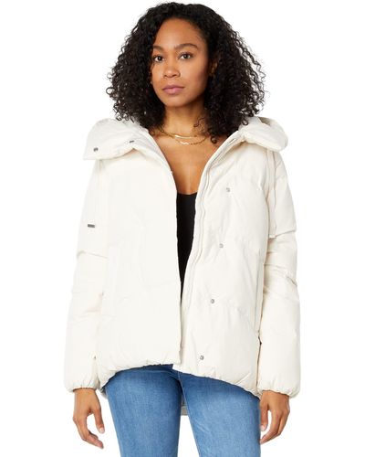 Sanctuary Hooded Down Puffer - White