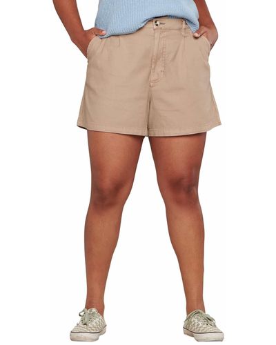 Toad&Co Wanderwell Pleated Shorts - Natural