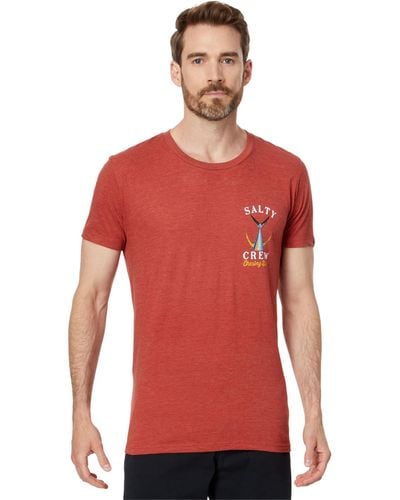 Salty Crew Tailed Short Sleeve Tee - Red