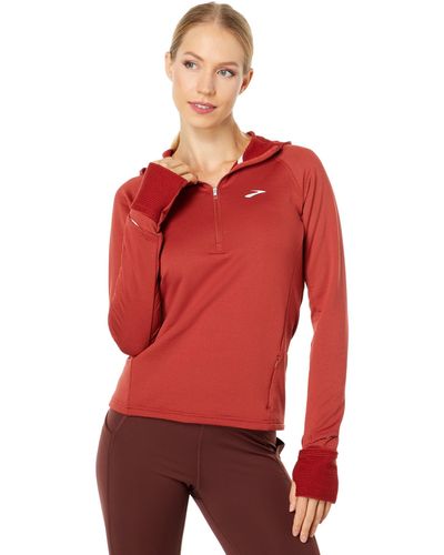 Brooks Notch Thermal Hoodie 2.0 - Red