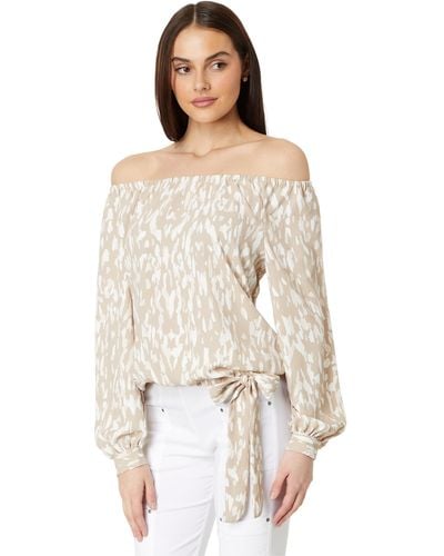 Vince Camuto Off The Shoulder Long Sleeve - White