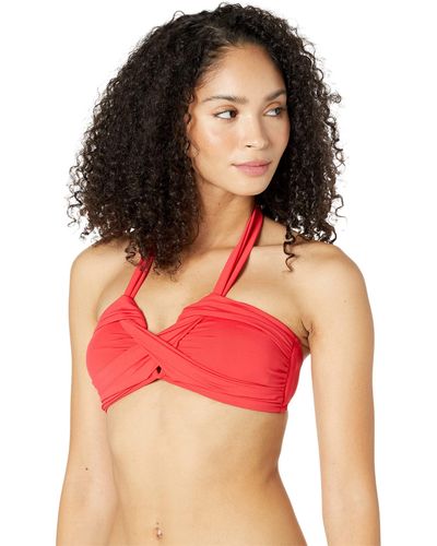 Seafolly Collective Halter Bandeau - Red
