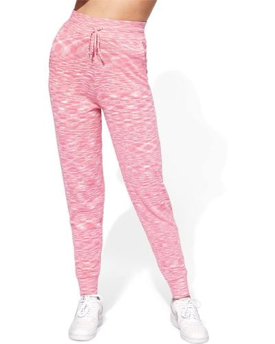 Eleven by Venus Williams Love Buzz Knit Sweatpants - Pink