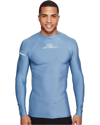 O'neill Sportswear Basic Skins L/s Crew - Blue