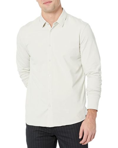 Good Man Brand Flex Pro Lite Long Sleeve On Point Shirt - White