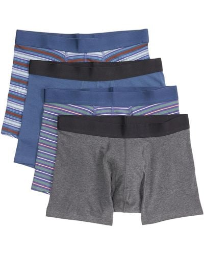 Pact Boxer Brief 4-pack - Blue