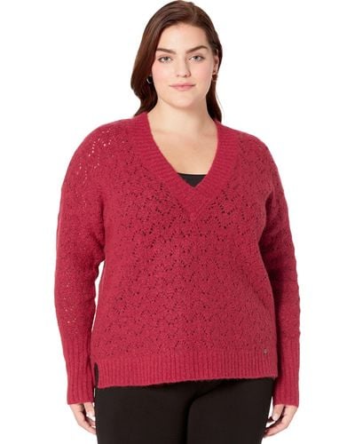 Ted Baker Jackeiy V-neck Sweater - Red