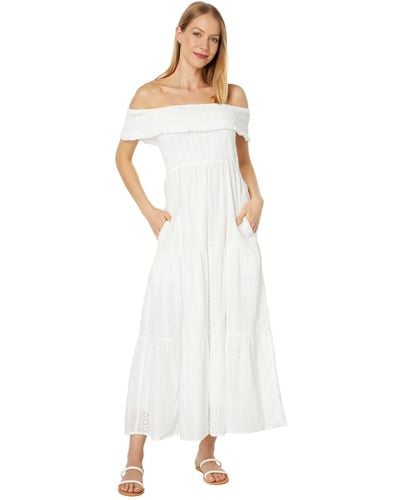 Lost + Wander Lost + Wander With The Wind Maxi Dress - White