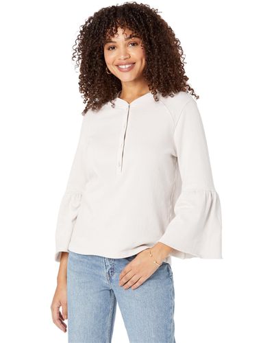 Lamade Alfred Flounced Sleeve Pullover - White