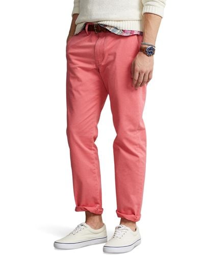 Polo Ralph Lauren Stretch Straight Fit Chino Pants - Red