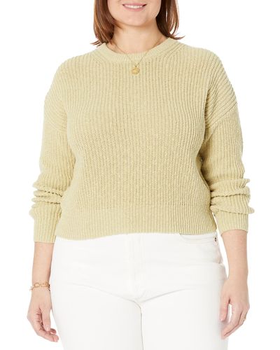 Madewell Plus Sycamore Wedged Long Sleeve Pullover - Natural