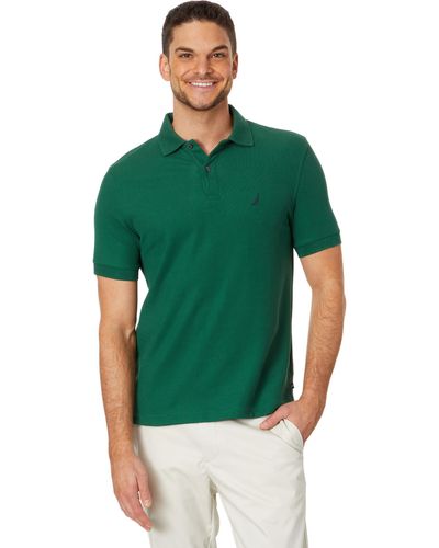 Nautica Sustainably Crafted Classic Fit Deck Polo - Green