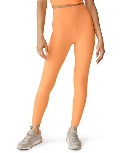 Beyond Yoga Spacedye Caught In The Midi High-waisted Legging - Orange