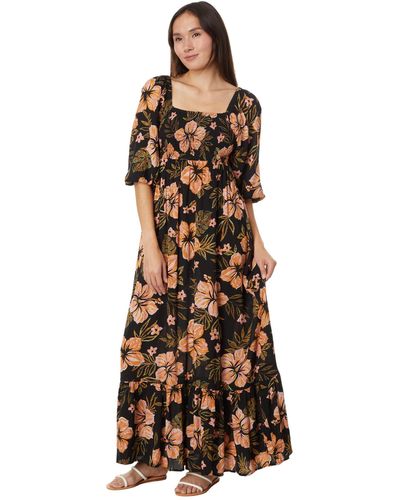 Billabong Full Bloom Maxi Dress - Black