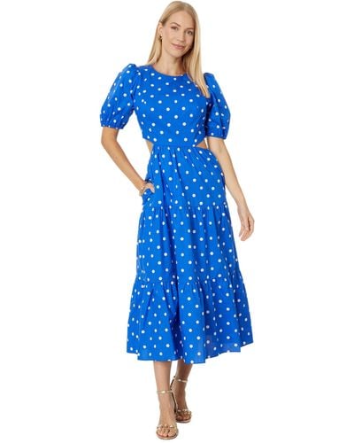 Lilly Pulitzer Lyssa Cotton Midi Dress - Blue