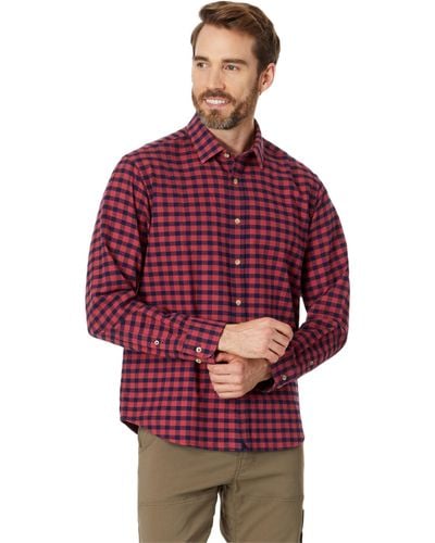 UNTUCKit Flannel Bricco Shirt - Red