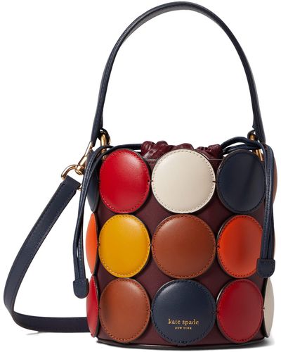 Kate Spade New York Wicker Cherry Bucket Bag w/Tags - Red Bucket Bags,  Handbags - WKA345859