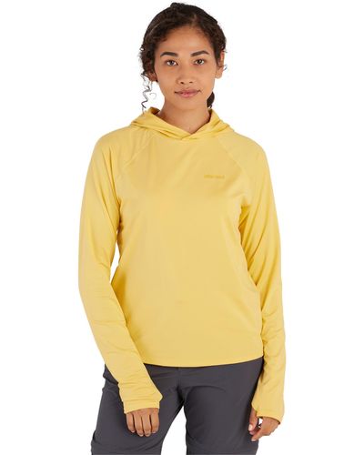 Marmot Windridge Hoody Performance Shirt - Yellow