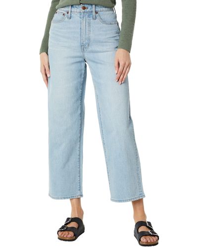 Madewell The Curvy Perfect Vintage Wide-leg Jean In Edmunds Wash - Blue
