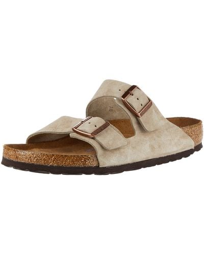 Birkenstock Single Shoe - Arizona Soft Footbed - Suede - Brown