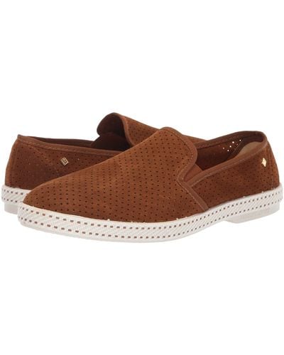 Rivieras Classic Suede Slip-on - Brown