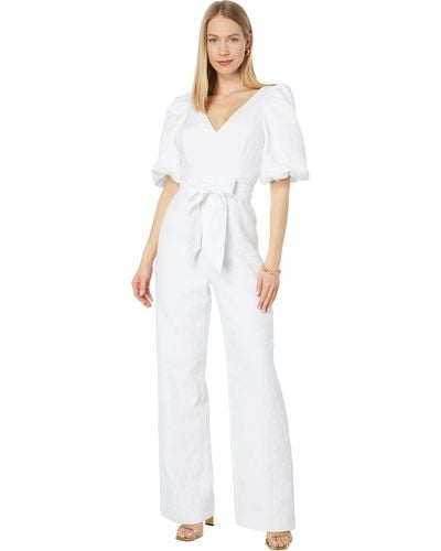 Lilly Pulitzer Kirrabelle Short Sleeve Jumpsuit - White