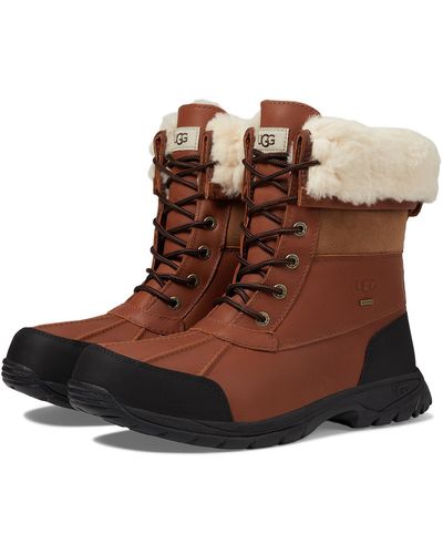 UGG ® Butte Waterproof Leather Snow Boots - Brown
