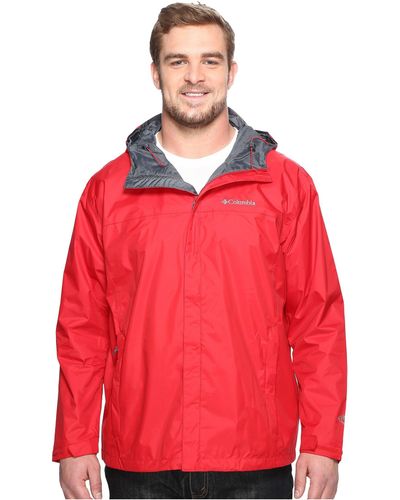 Red Columbia Jackets for Men | Lyst