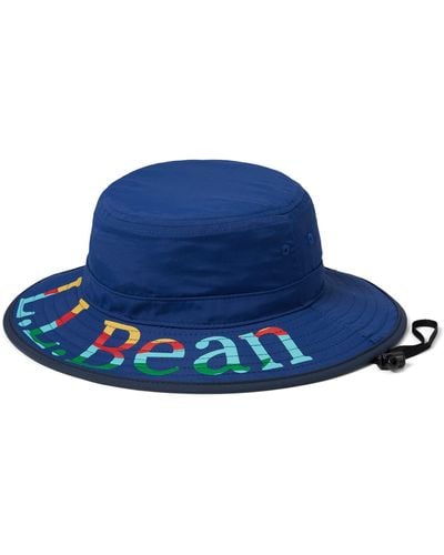 L.L. Bean Sun Shade Bucket Hat - Blue