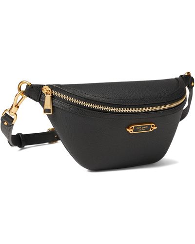 Kate Spade Gramercy Pebbled Leather Medium Belt Bag - Black