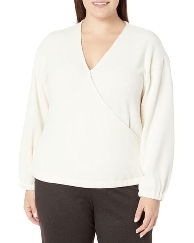 Madewell Plus Passionfruit Wrap Top - White
