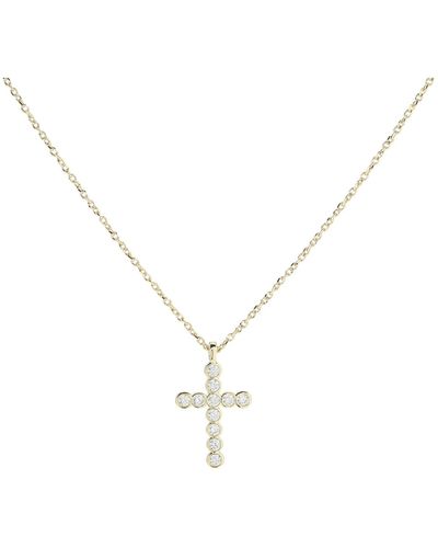 Kendra Scott Cross Crystal Pendant Necklace - Black