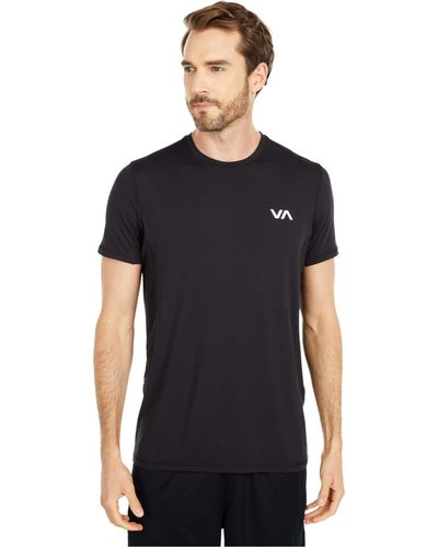 RVCA Va Sport Vent Short Sleeve Top - Black