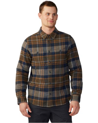 Mountain Hardwear Plusher Long Sleeve Shirt - Black