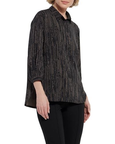 Lyssé Renee Stretch Woven Blouse - Black