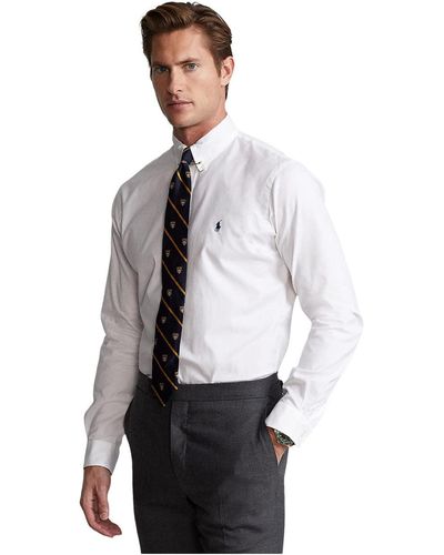 Polo Ralph Lauren Classic Fit Stretch Oxford Shirt - White