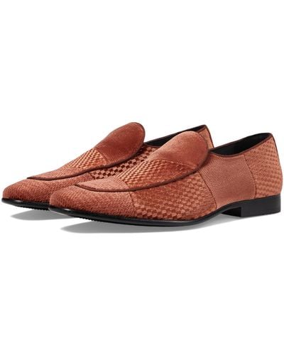 Stacy Adams Shapshaw Velour Slip-on Loafer - Red