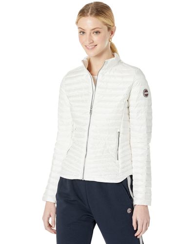 Colmar Lightweight Down Waisted Fit Jacket - White