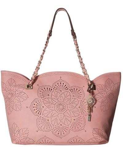Jessica Simpson Sunny Tote (dusty Rose) Tote Handbags - Pink