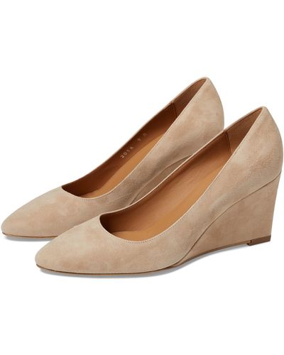 Aquatalia Posie Suede Wedge - Brown