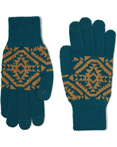 Pendleton Texting Gloves - Blue