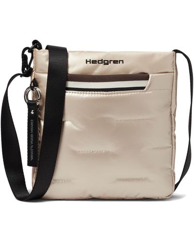 Hedgren Cushy - Flat Vertical Crossbody - Natural