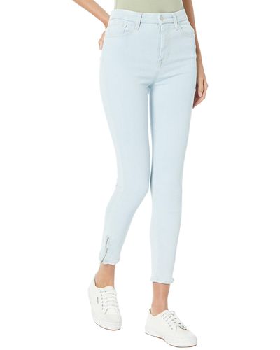 7 For All Mankind Ultra High-rise Skinny Ankle In No Filter Peretti - Blue